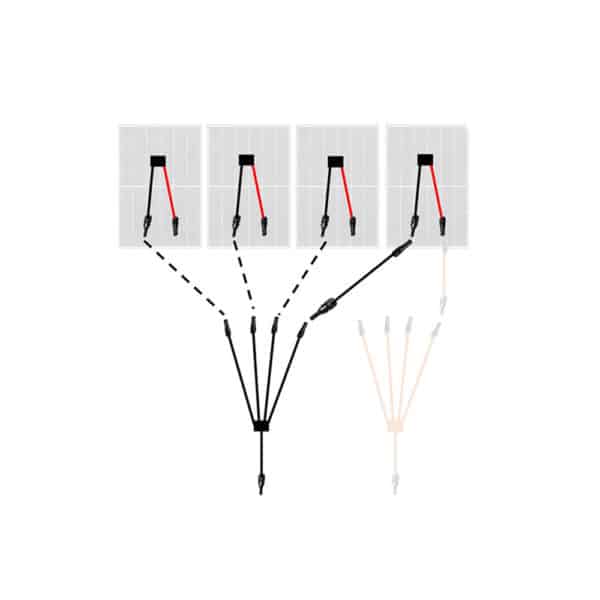 Parallelstecker MC4-kompatibel für 4 Module – Bild 3