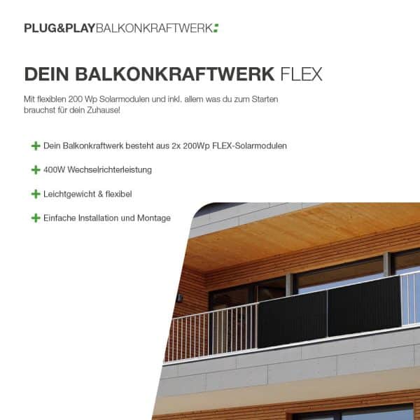 Balkonkraftwerk FLEX 400/400 – Bild 3