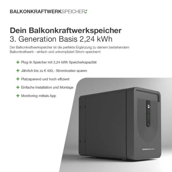 Balkonkraftwerkspeicher 3. Generation Basis und Erweiterung 4,48 kWh – Bild 4