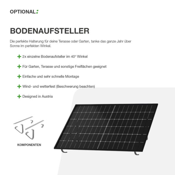 20340 Balkonkraftwerk Basic 900:800 Bifazial Mit Balkonkraftwerkspeicher V3 Generation Basis Und Erweiterung 4,48 Kwh 13