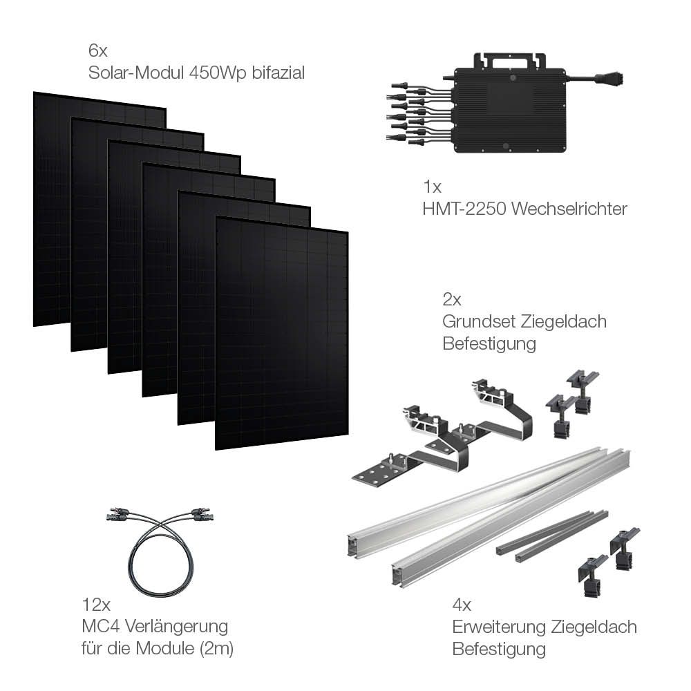 20349 Solarkraftwerk Ziegeldach 2700 2250 3 Phasig Bifazial 08