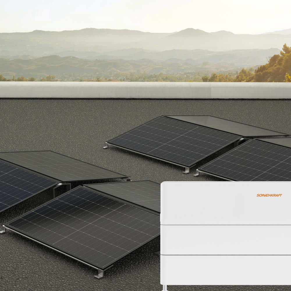 21223 Solaranlage Flachdach 10kwp Mit Speicher 12,44kwh10