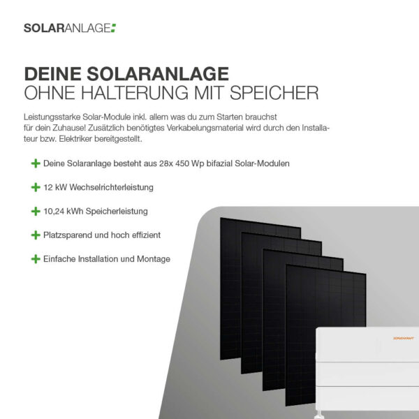 22204 Solaranlage 12kwp Mit Speicher 12,44kwh Ohne Halterung 02