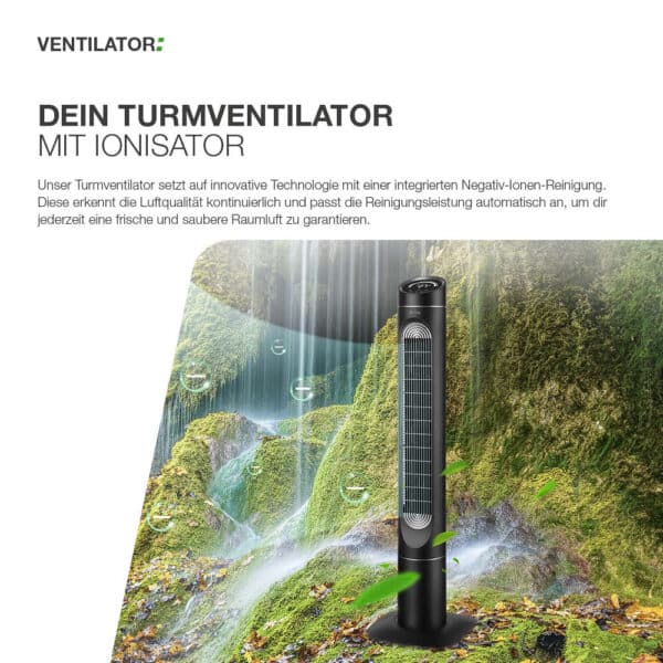 Turmventilator mit Ionisator – Bild 5