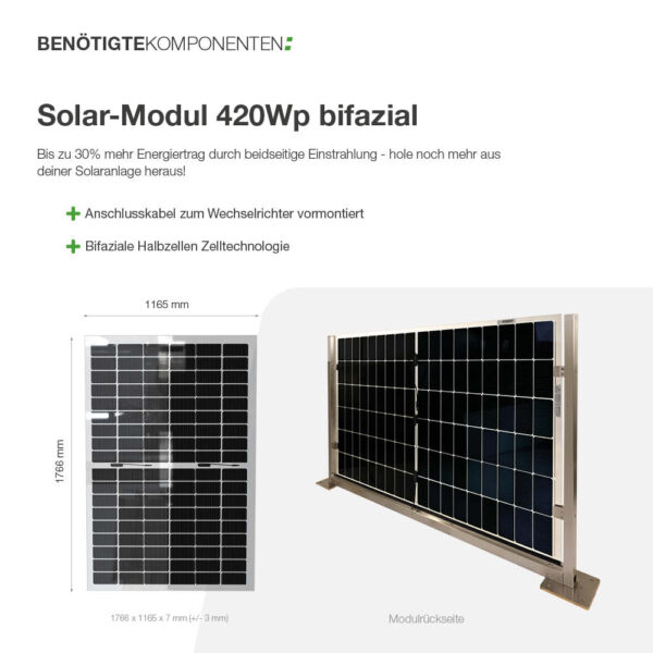 14999 Solarzaun „premium Line“ (quermontage) 07