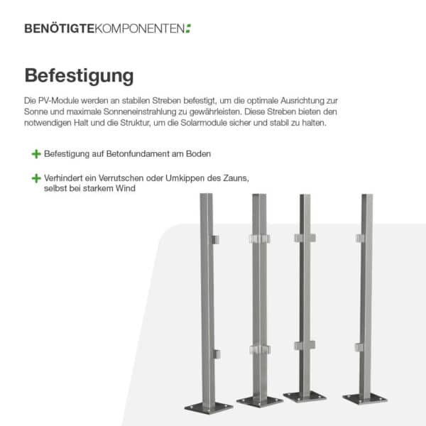 Solarzaun „premium line“ (Quermontage) – Bild 11