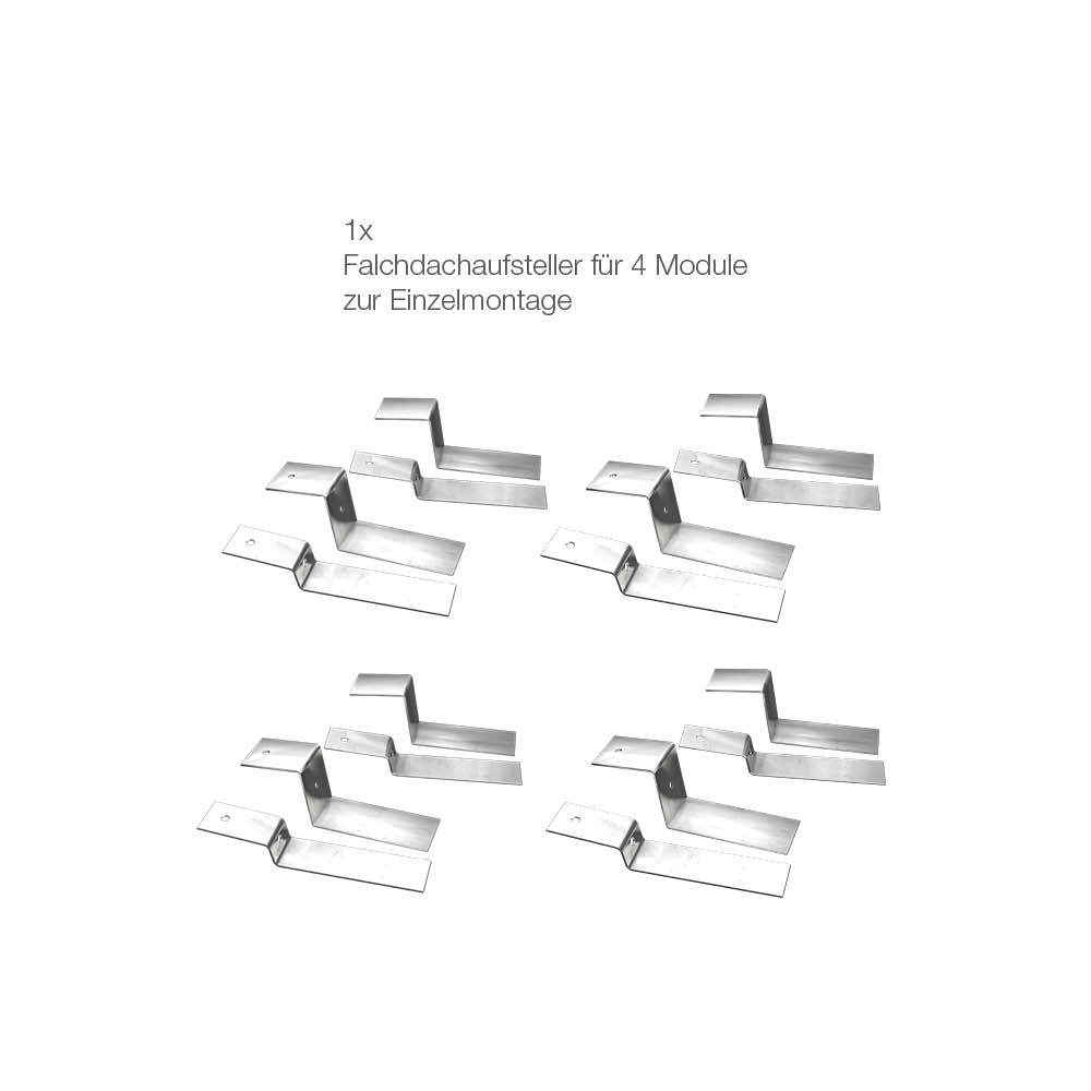 25040 Falchdachaufsteller Für 4 Module Zur Einzelmontage 02