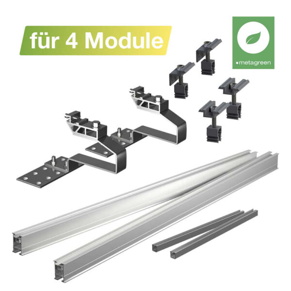 25095 – Ziegeldachbefestigung Grundset & Erweiterung Für 4 Module 01