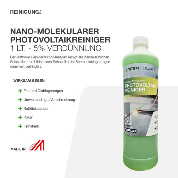 10053 Waschbürste Mit Teleskopstab 4,6m Inkl Nano Molekularer Photovoltaikreiniger 1 Lt 5% Verdünnung 06