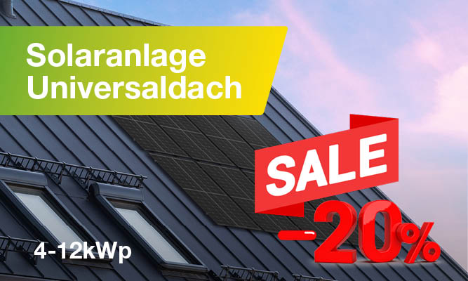 Solaranlage Universaldach